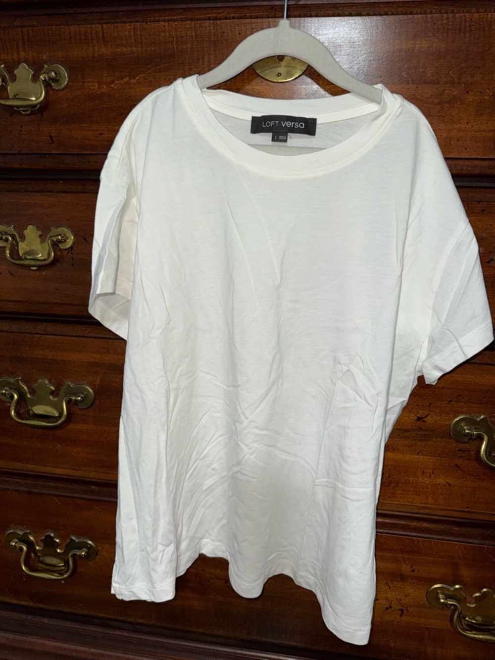LOFT Versa White Crewneck Tee